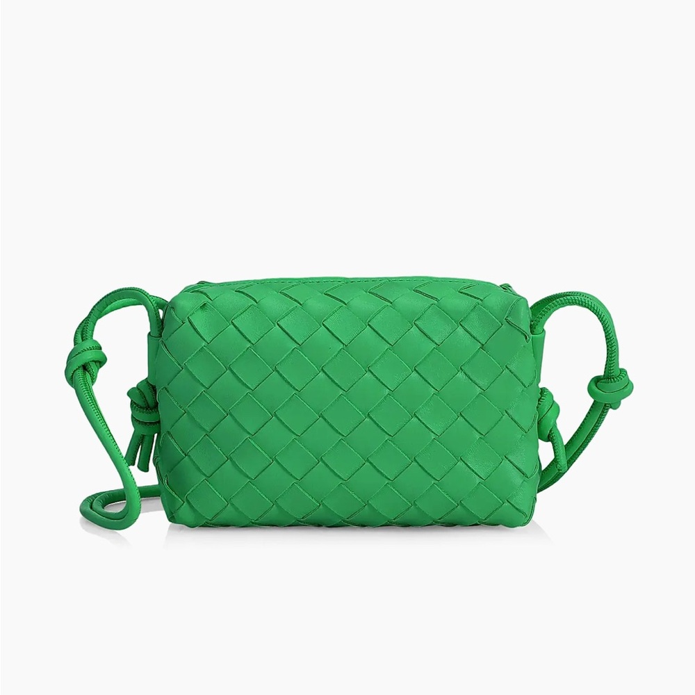 Bottega Veneta Loop mini intrecciato leather shoulder bag
